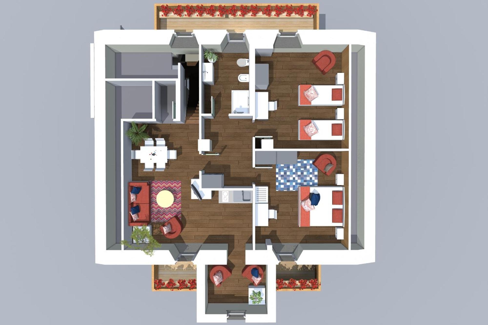 Residence Cavanis Wellness & Spa 사파다 객실 사진
