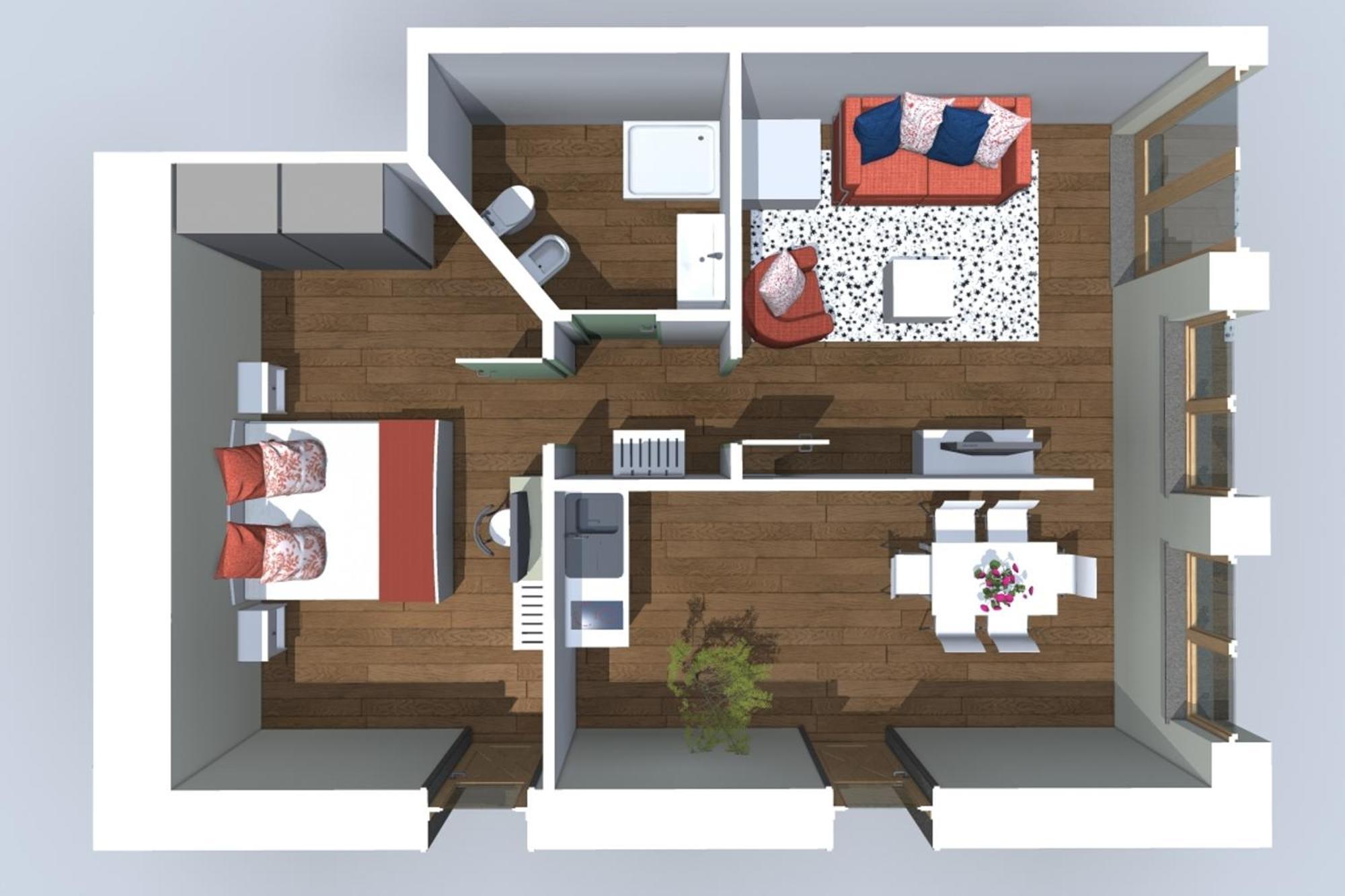 Residence Cavanis Wellness & Spa 사파다 객실 사진